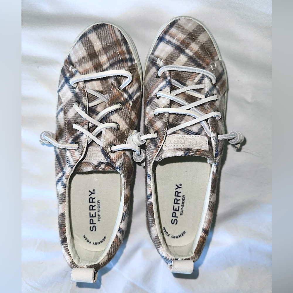 Womens Sperry Shoes - Plaid